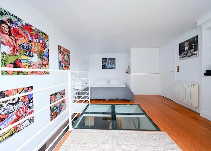 Lägenhet Cozy Artist Loft Paris